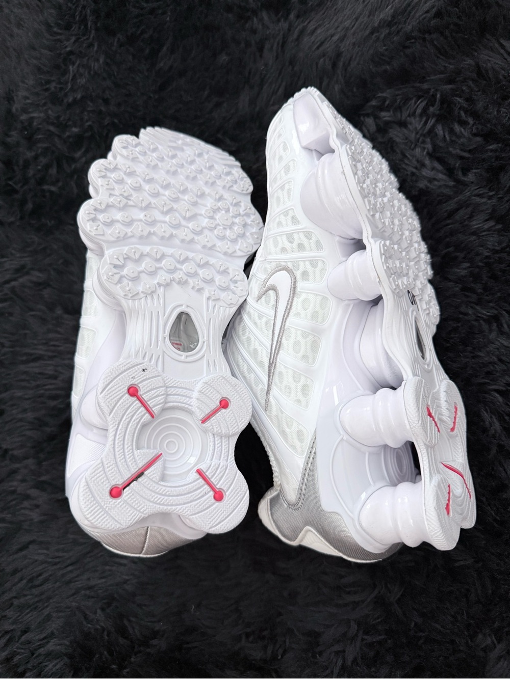 Nike Women’s White & Silver Rebound Running Sneakers size 8 in women 6.5Y unisex - Picture 9 of 12